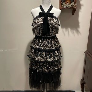 Needle & Thread embroidered dress